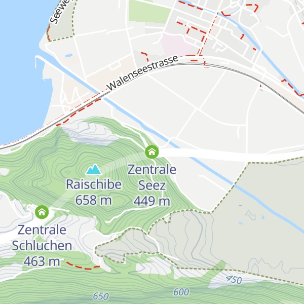 Map of Zentrale Seez