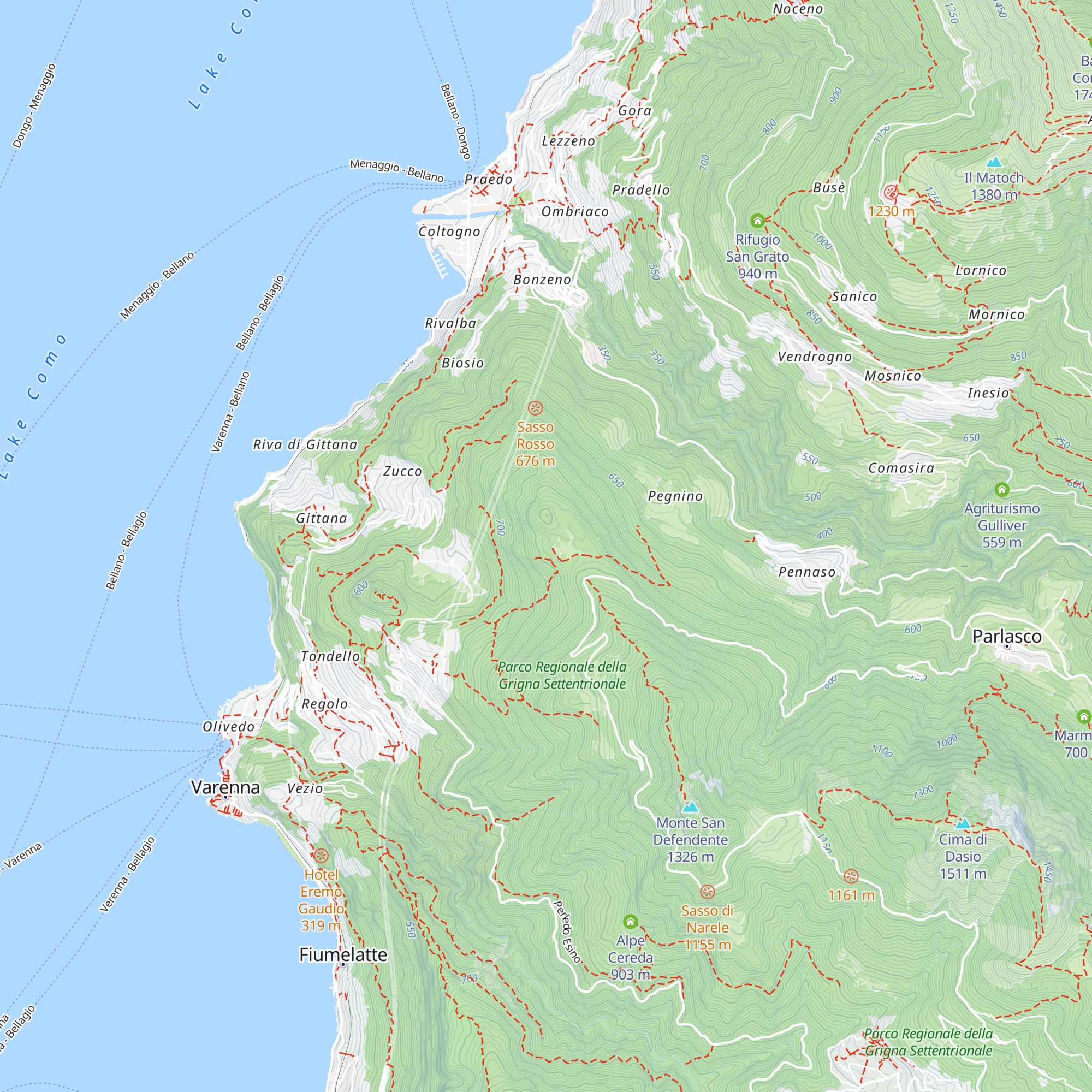 Ex Rifugio Albiga map