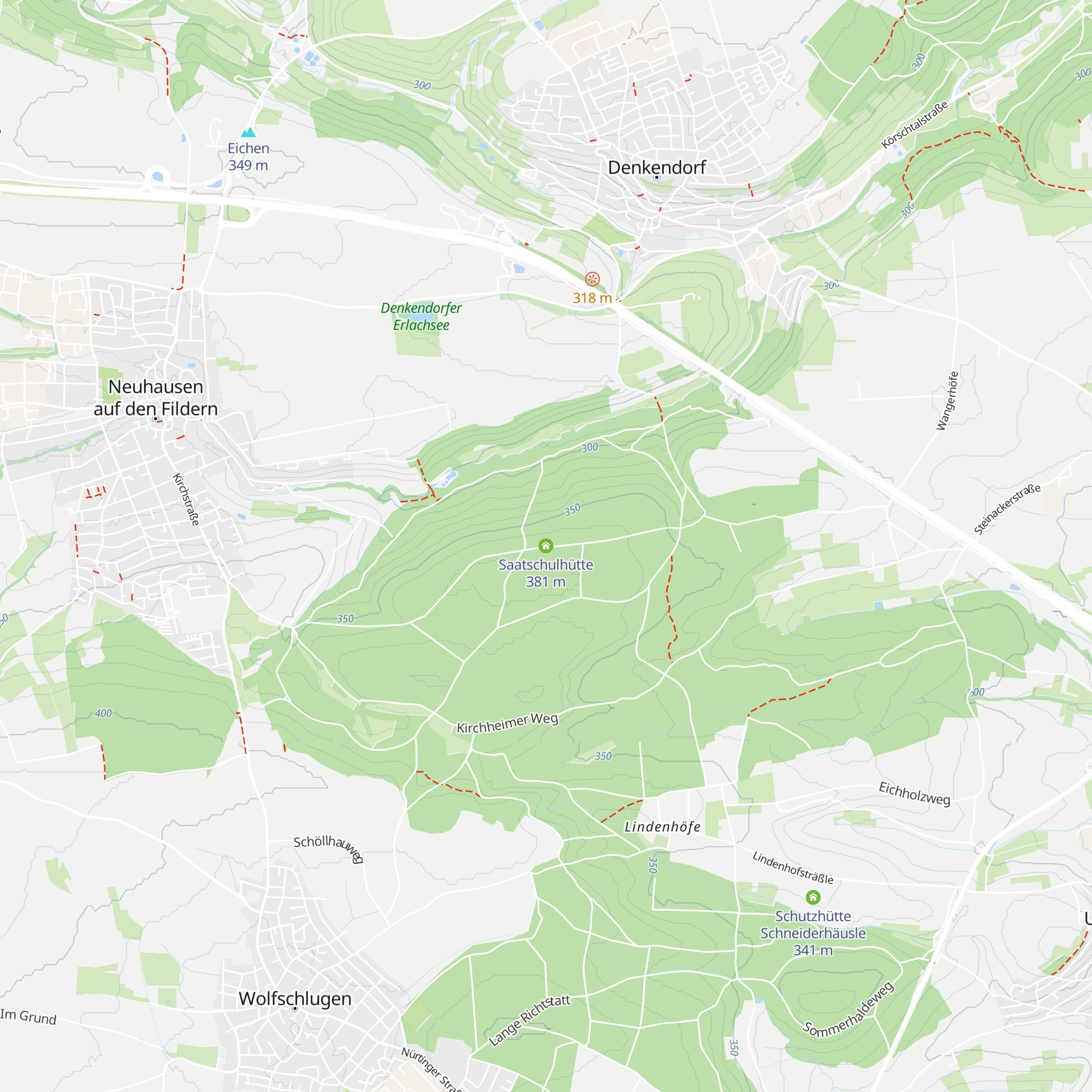 Saatschulhütte map