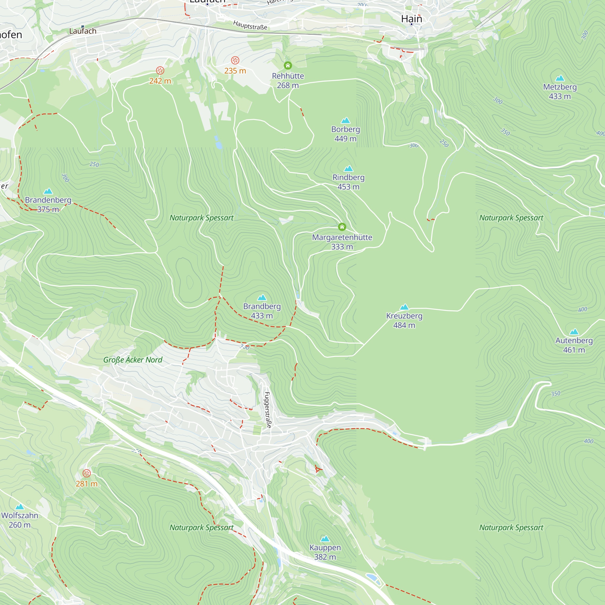 Kreuzgrundhütte map