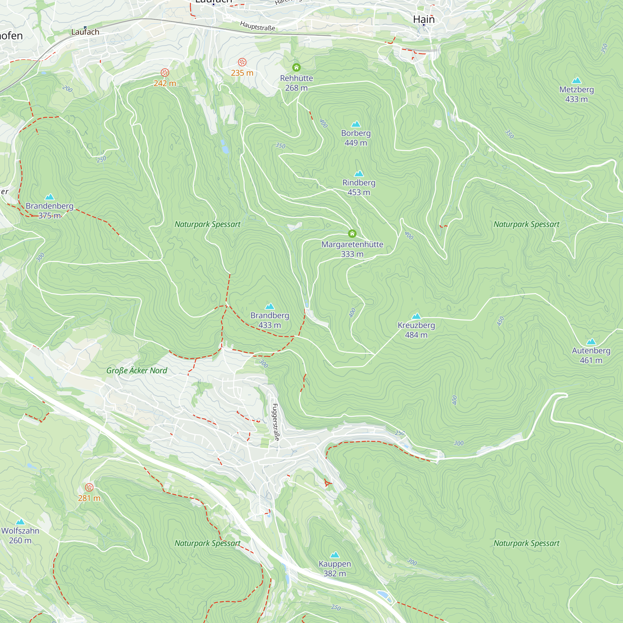 Kreuzgrundhütte map