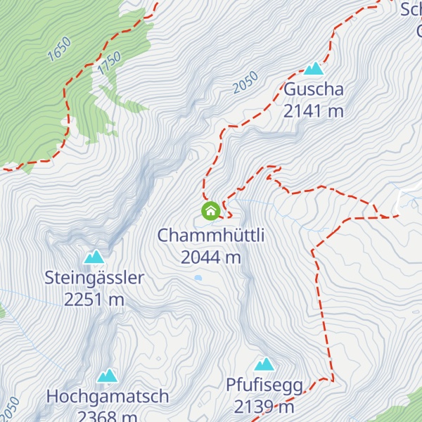 Map of Chammhüttli