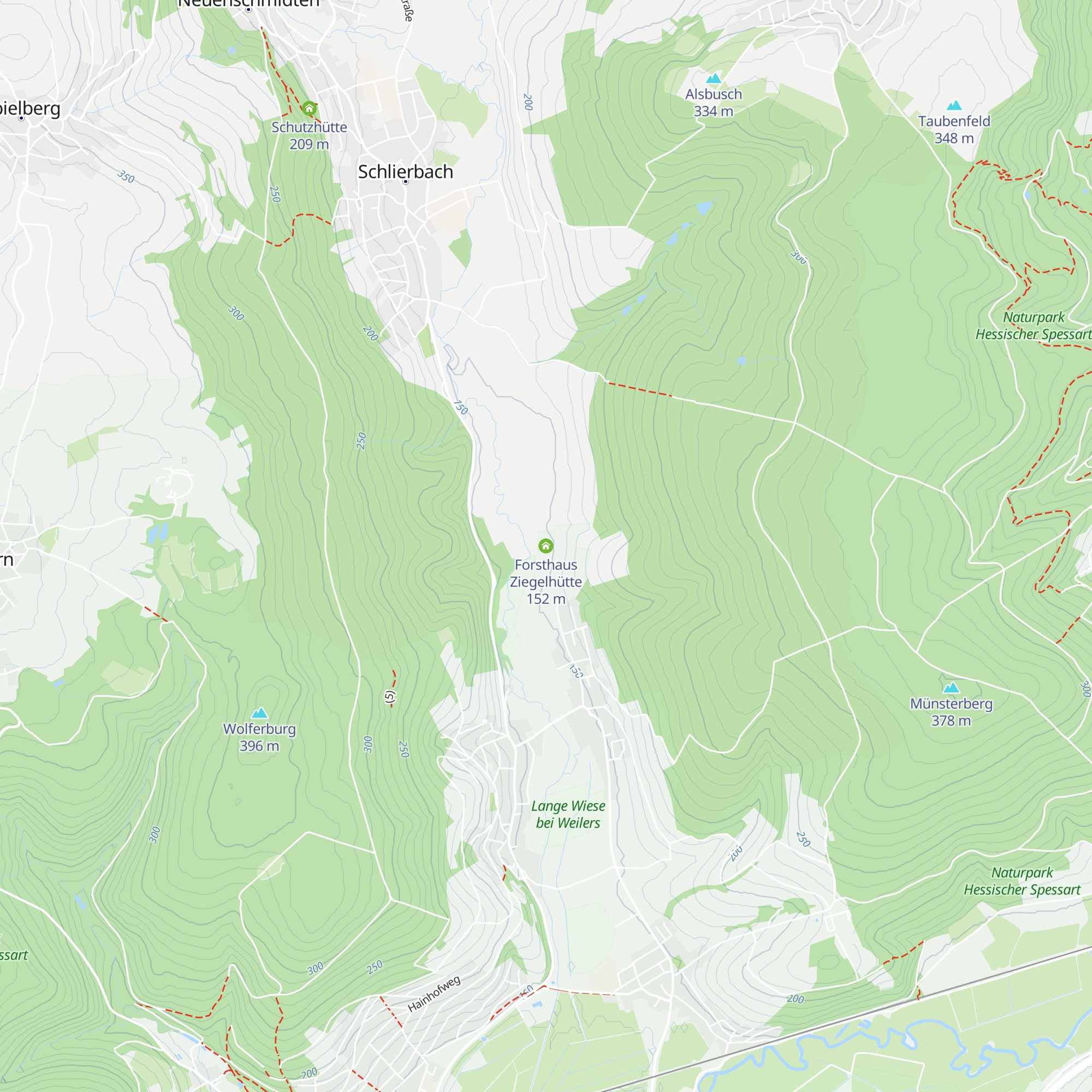 Forsthaus Ziegelhütte map
