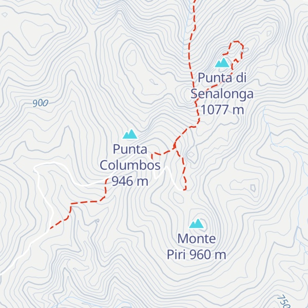 Map of Rifugio Sos Culumbos