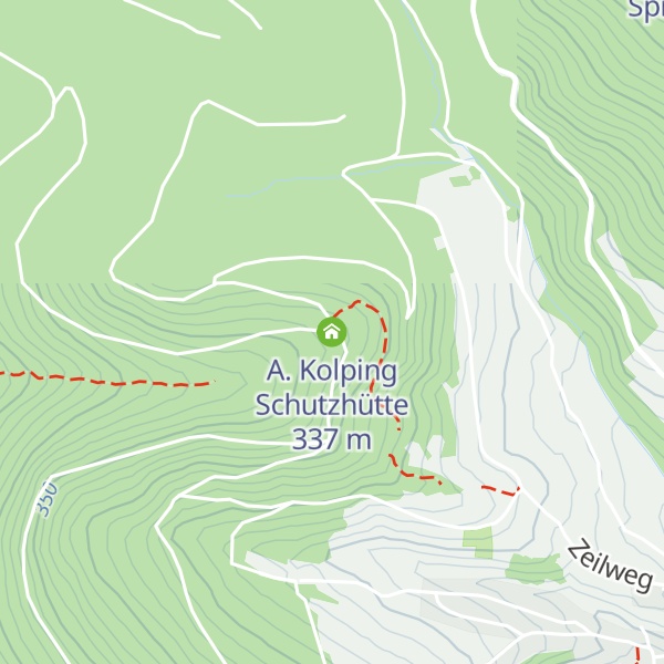 Map of A. Kolping Schutzhütte