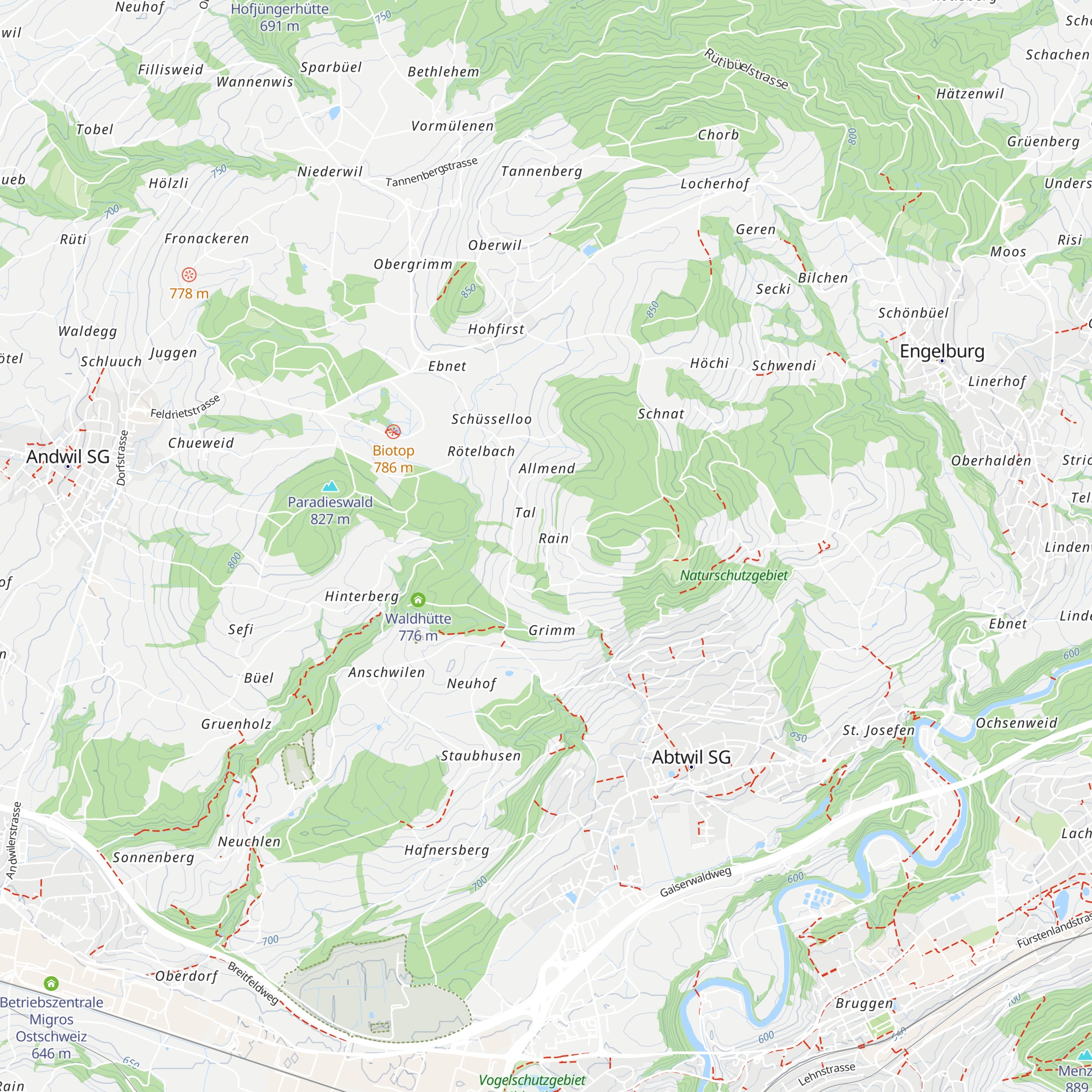 Bäsebeiz Aetschberg (nur Teilzeit) map