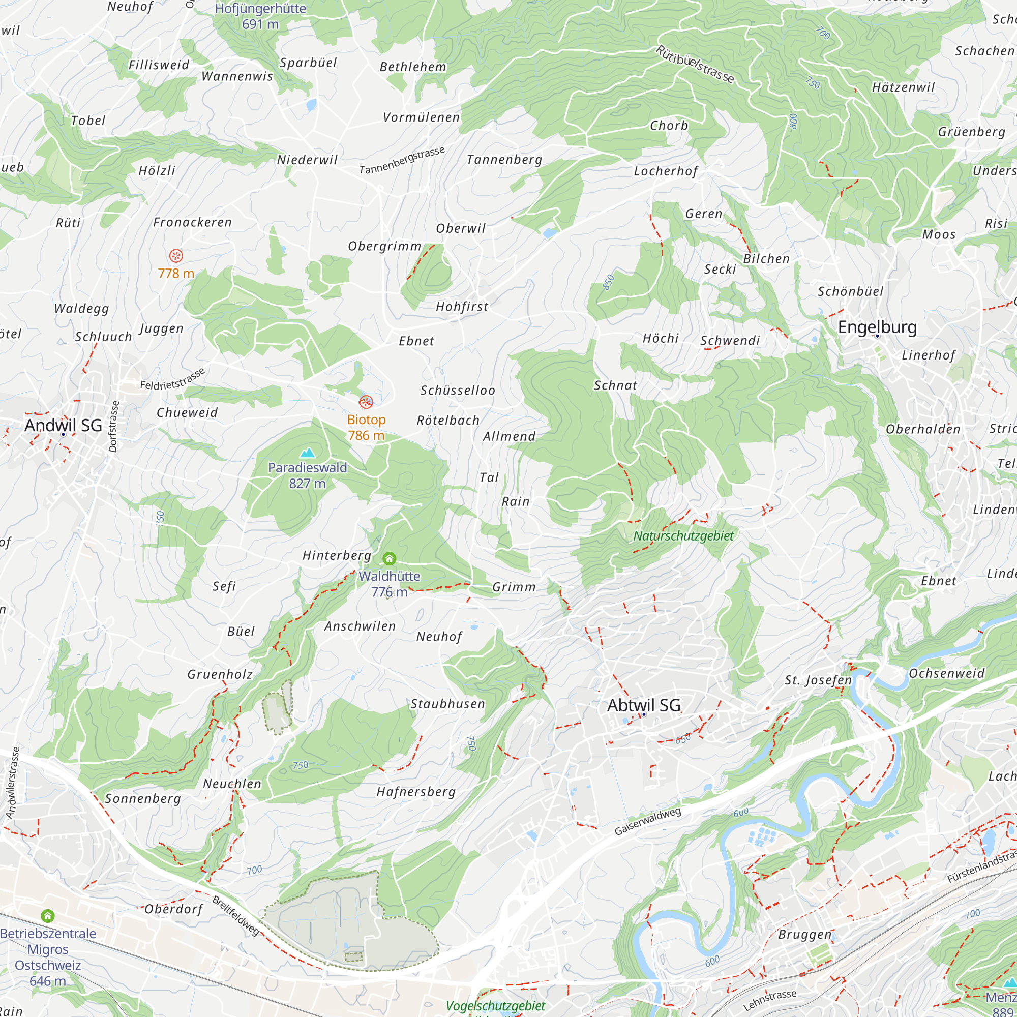 Bäsebeiz Aetschberg (nur Teilzeit) map