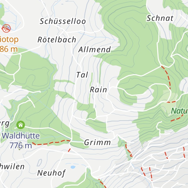 Map of Bäsebeiz Aetschberg (nur Teilzeit)