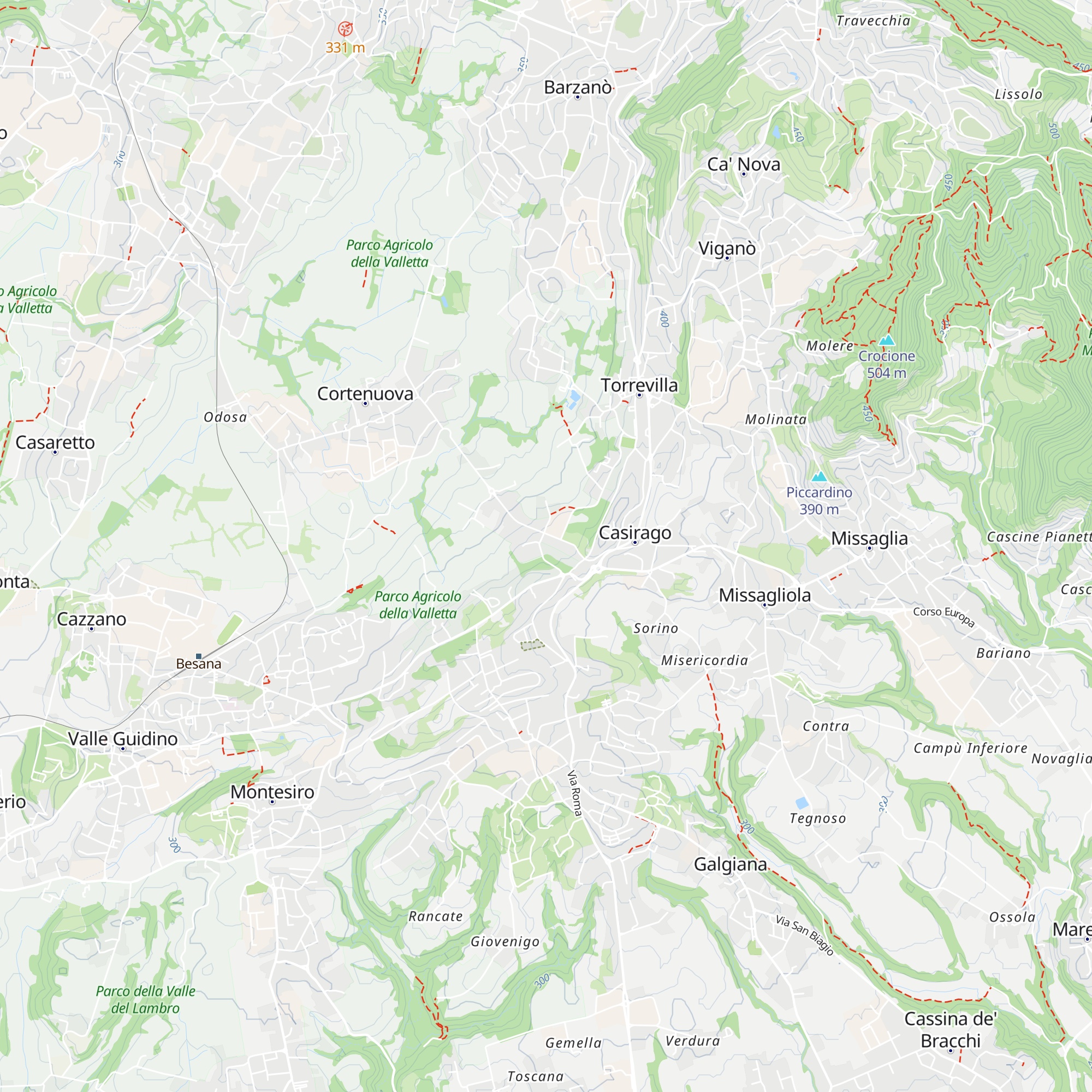 Baita Alpina map