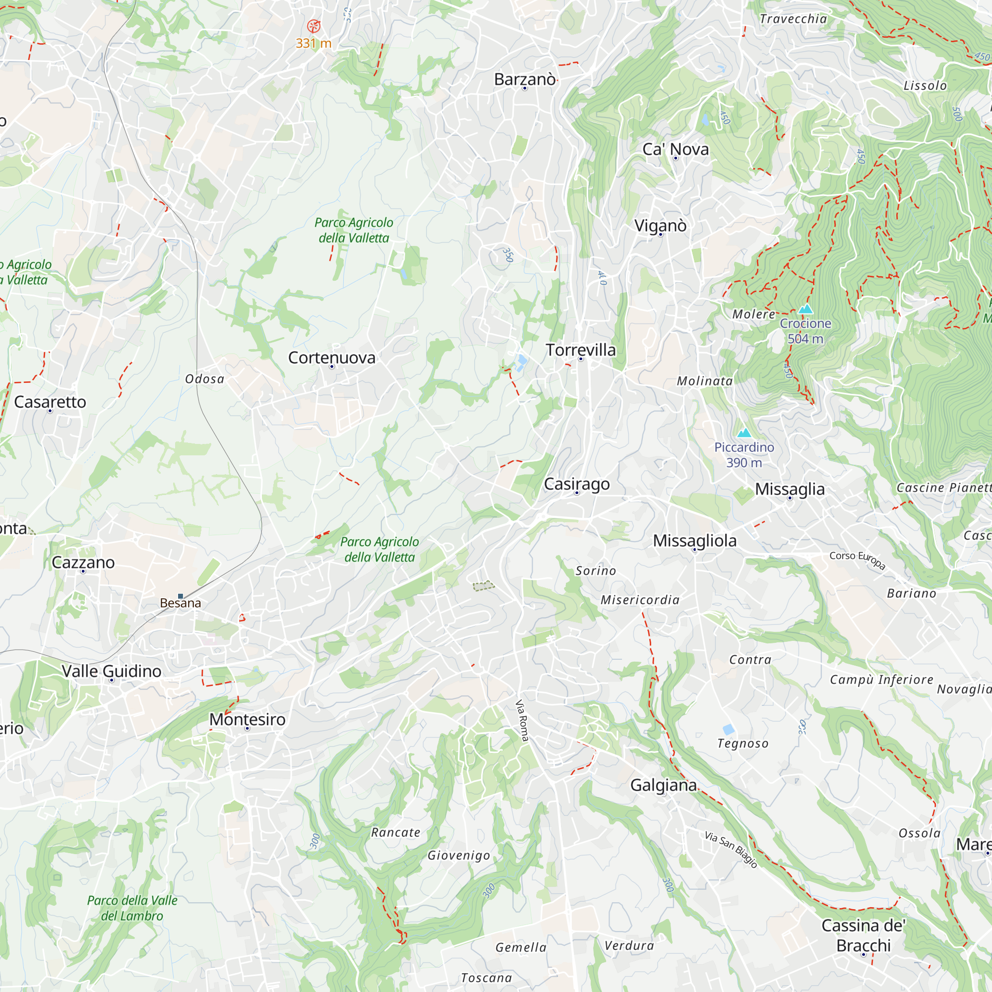 Baita Alpina map