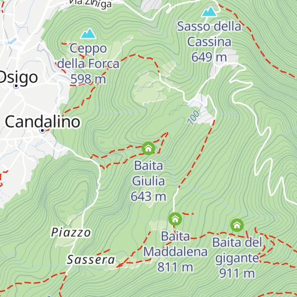 Map of Baita Giulia