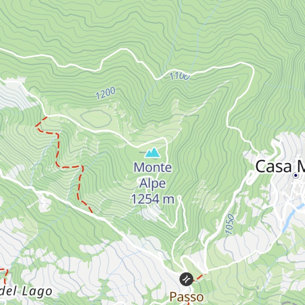 Map of Monte Alpe