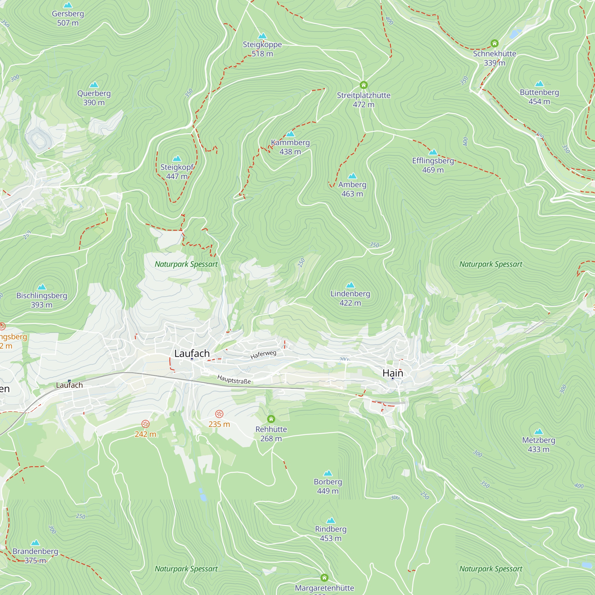 Lindenberghütte map