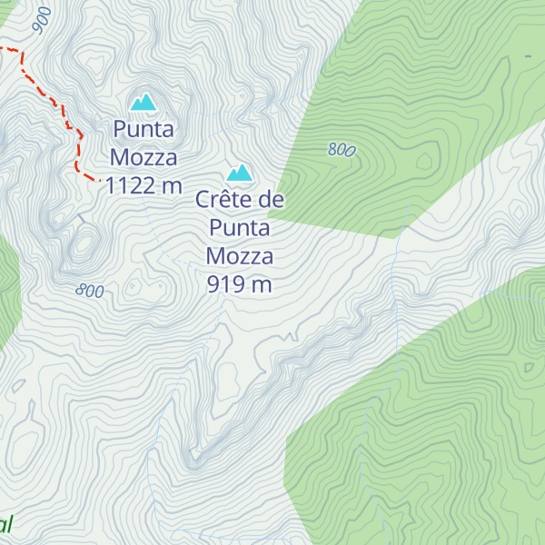 Map of Rochers de Filetta Piana