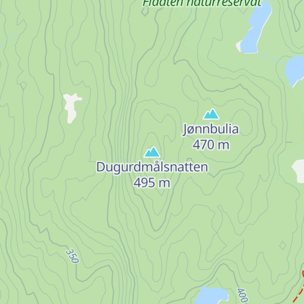 Map of Dugurdmålsnatten