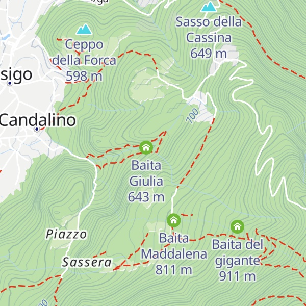 Map of Capanna Rusalda