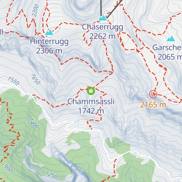 Map of Chammsässli