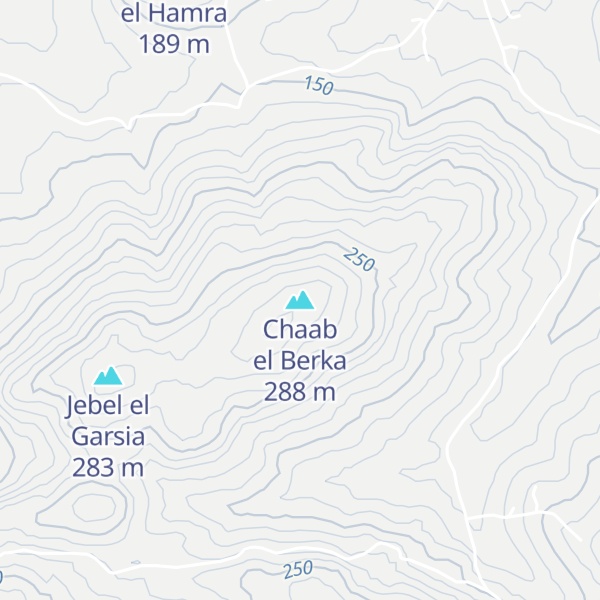 Map of Chaab el Berka