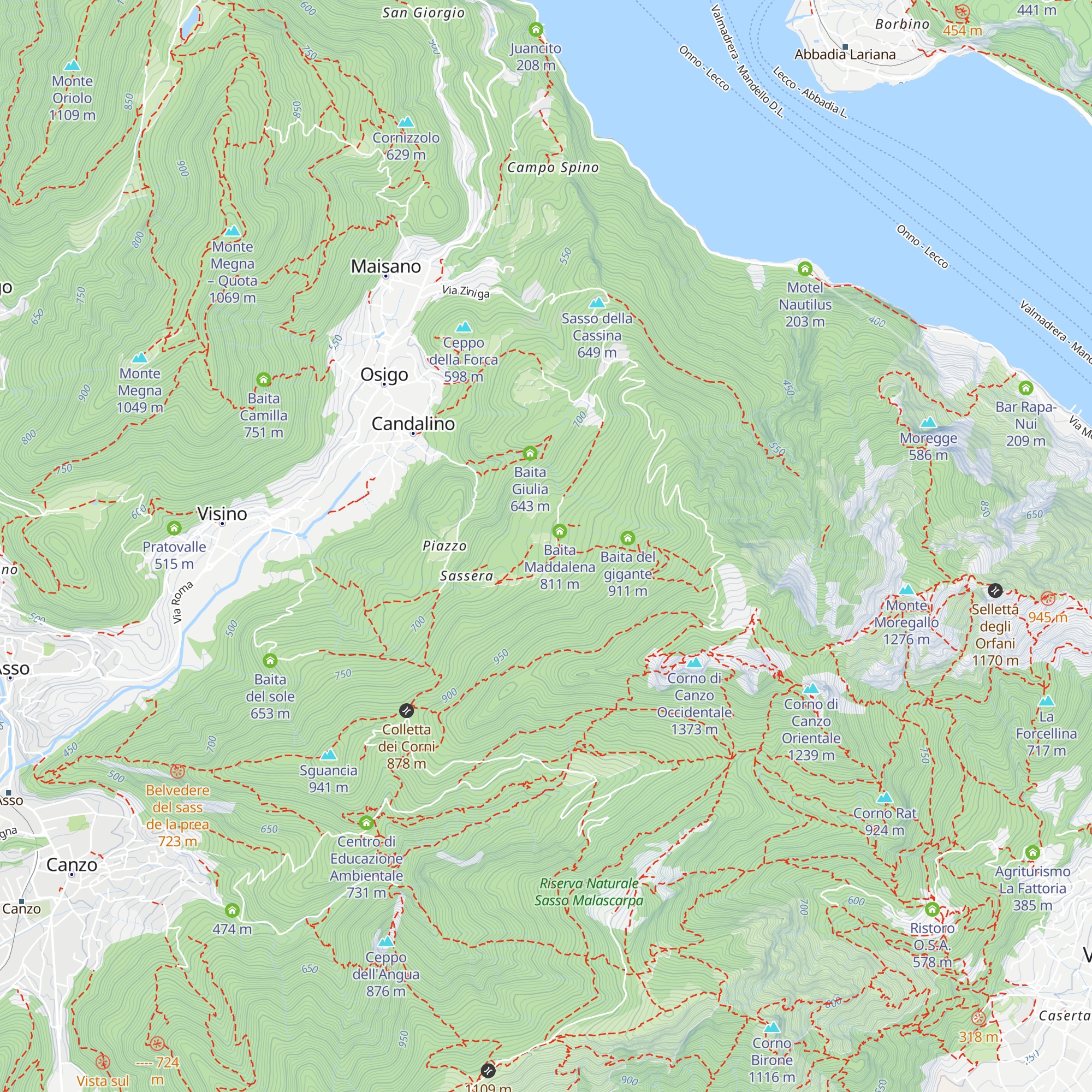 Ex Rifugio Polalba map
