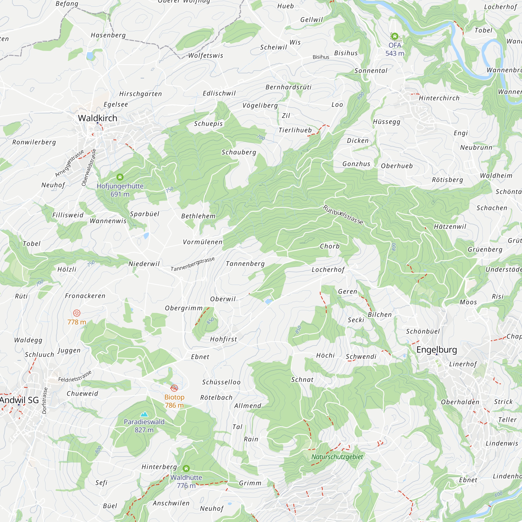 Ussichtsstübli map