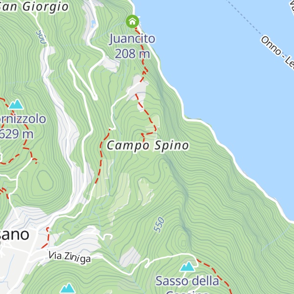 Map of capanno Betty
