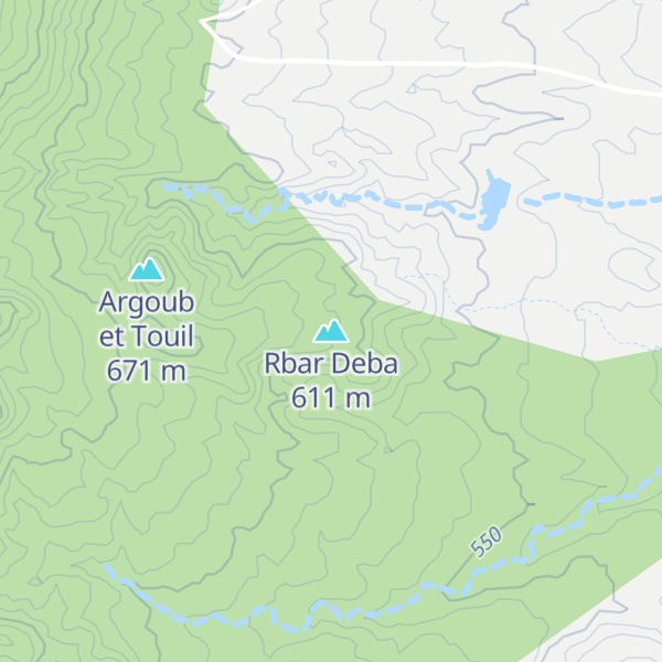 Map of Rbar Deba