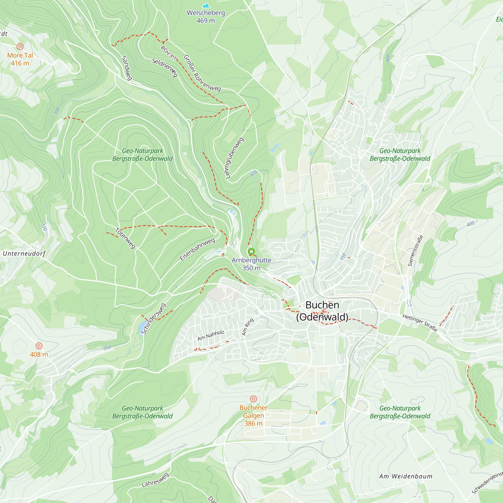 Arnberghütte map