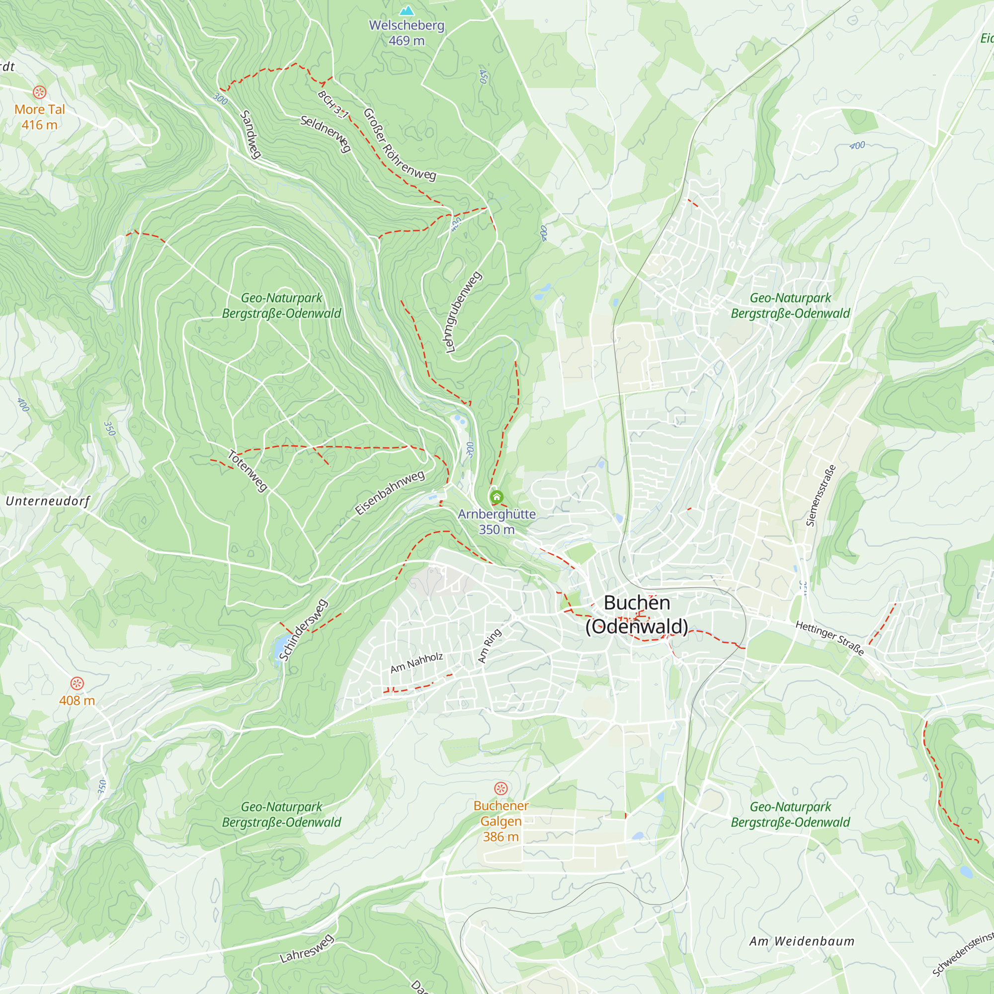 Arnberghütte map