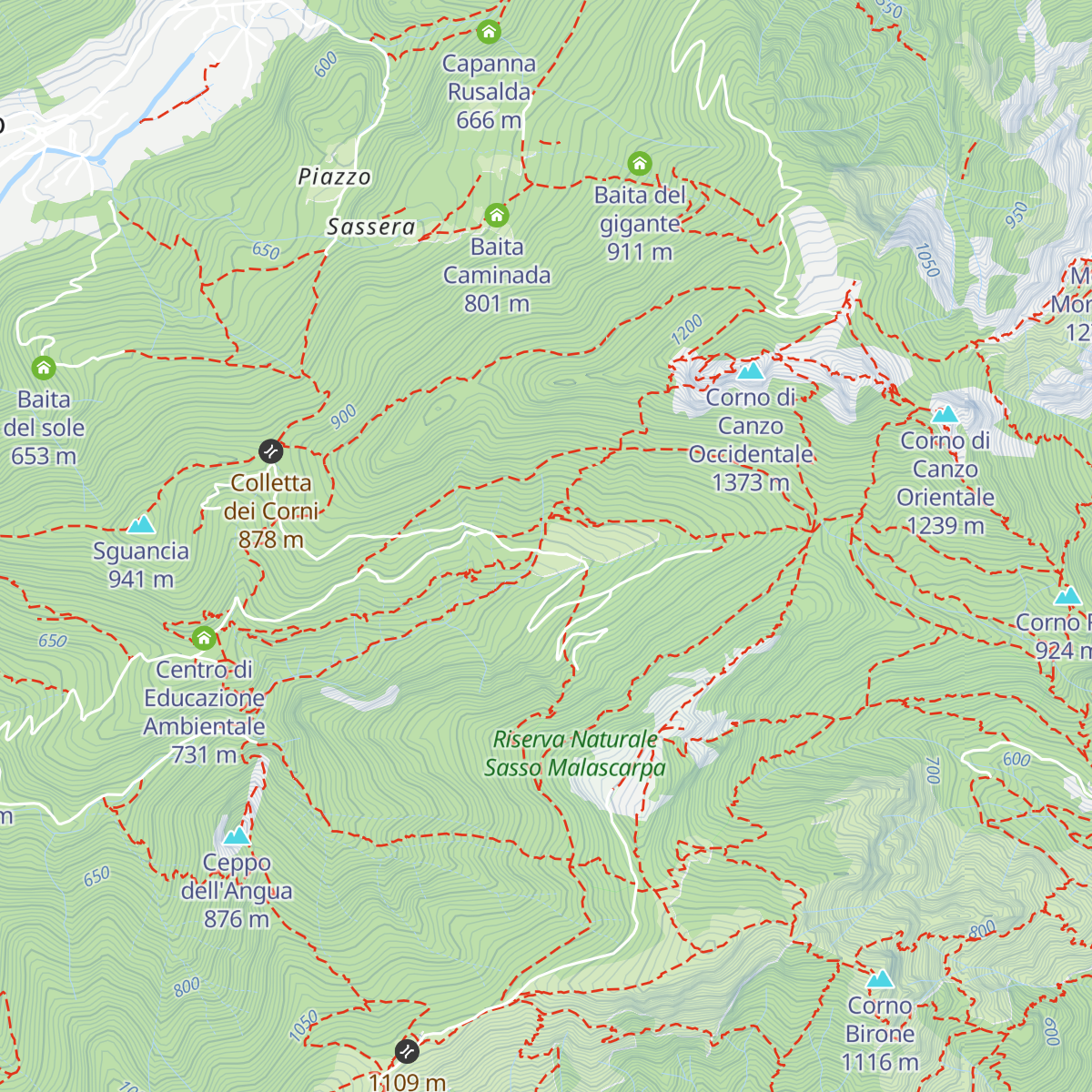 Rifugio Terz'Alpe map