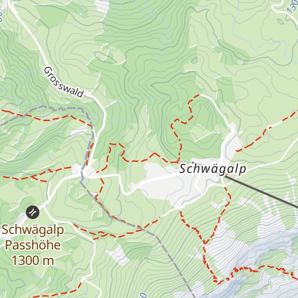 Map of Skiclub Urnäsch Clubhütte Bellis