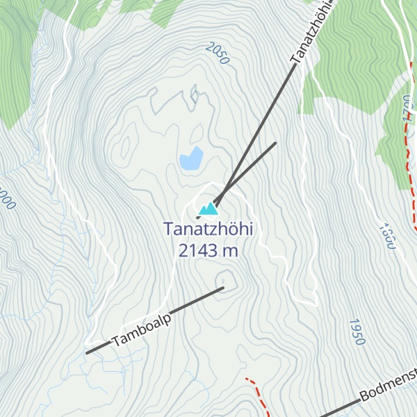 Map of Tanatzhöhi