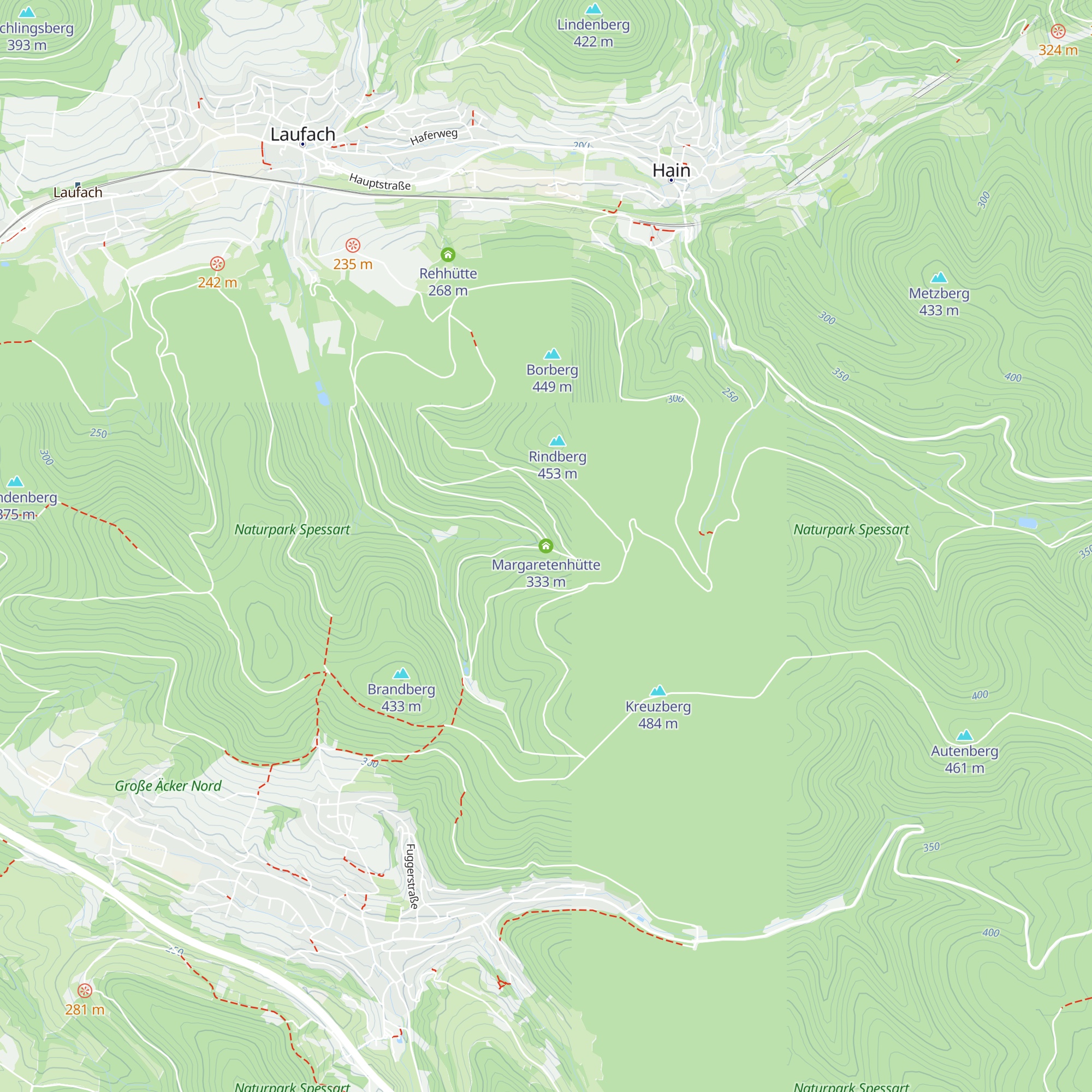 Margaretenhütte map