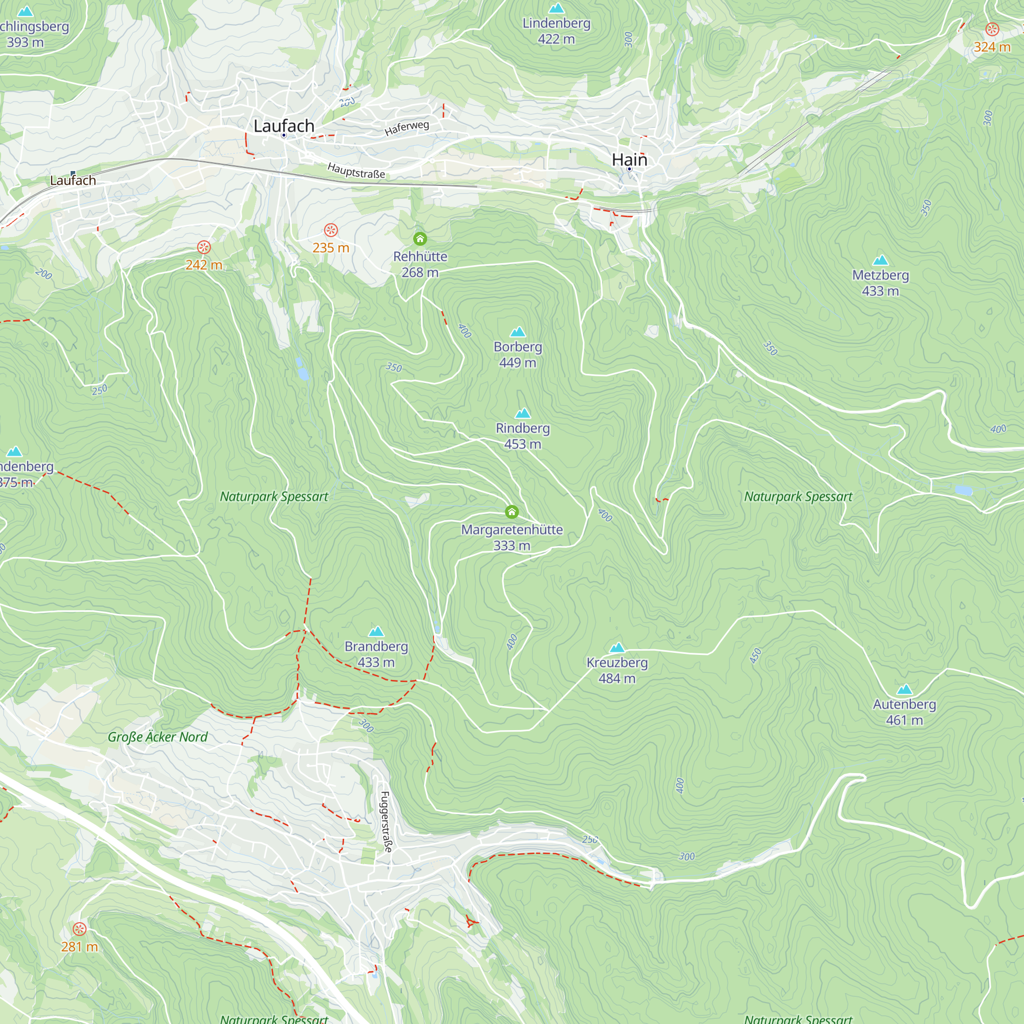 Margaretenhütte map