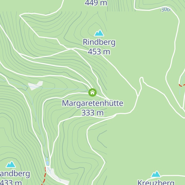 Map of Margaretenhütte