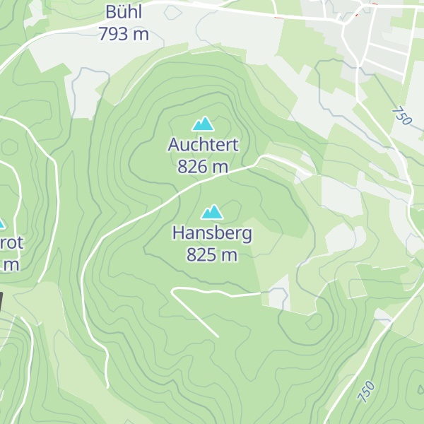Map of Hansberg
