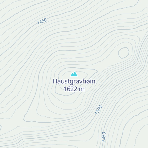 Map of Haustgravhøin