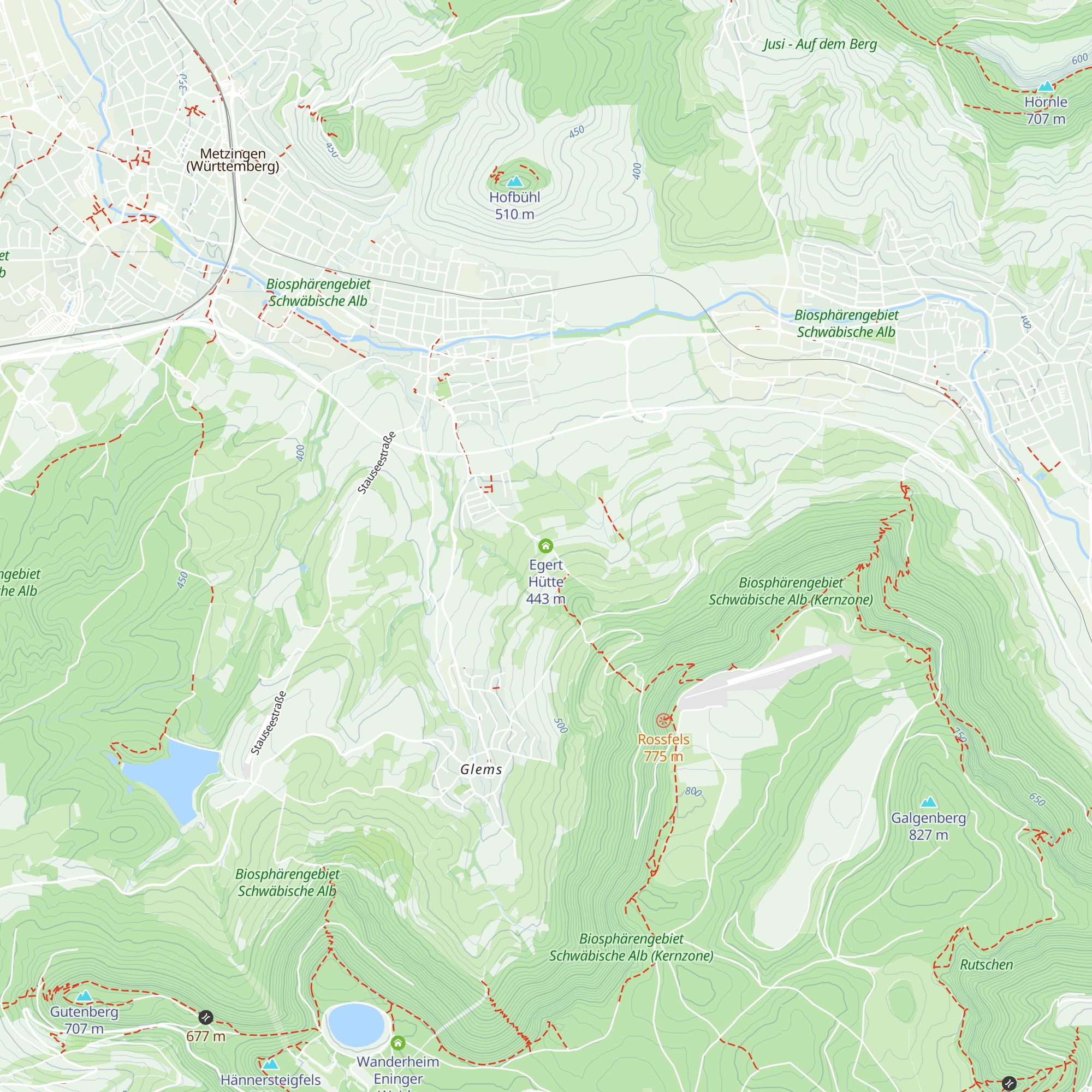 Egert Hütte map