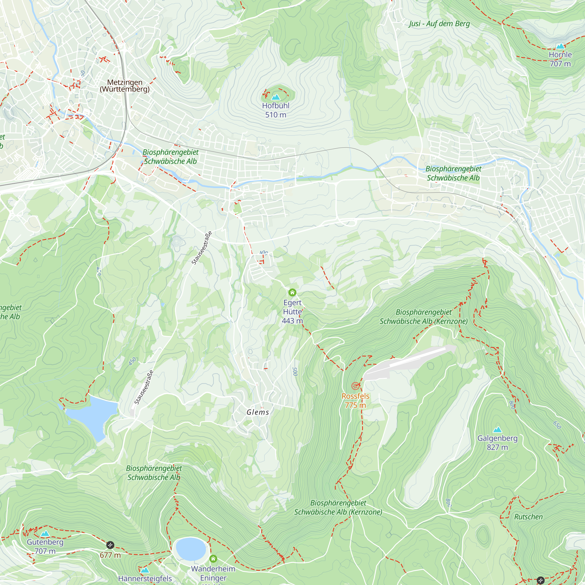 Egert Hütte map
