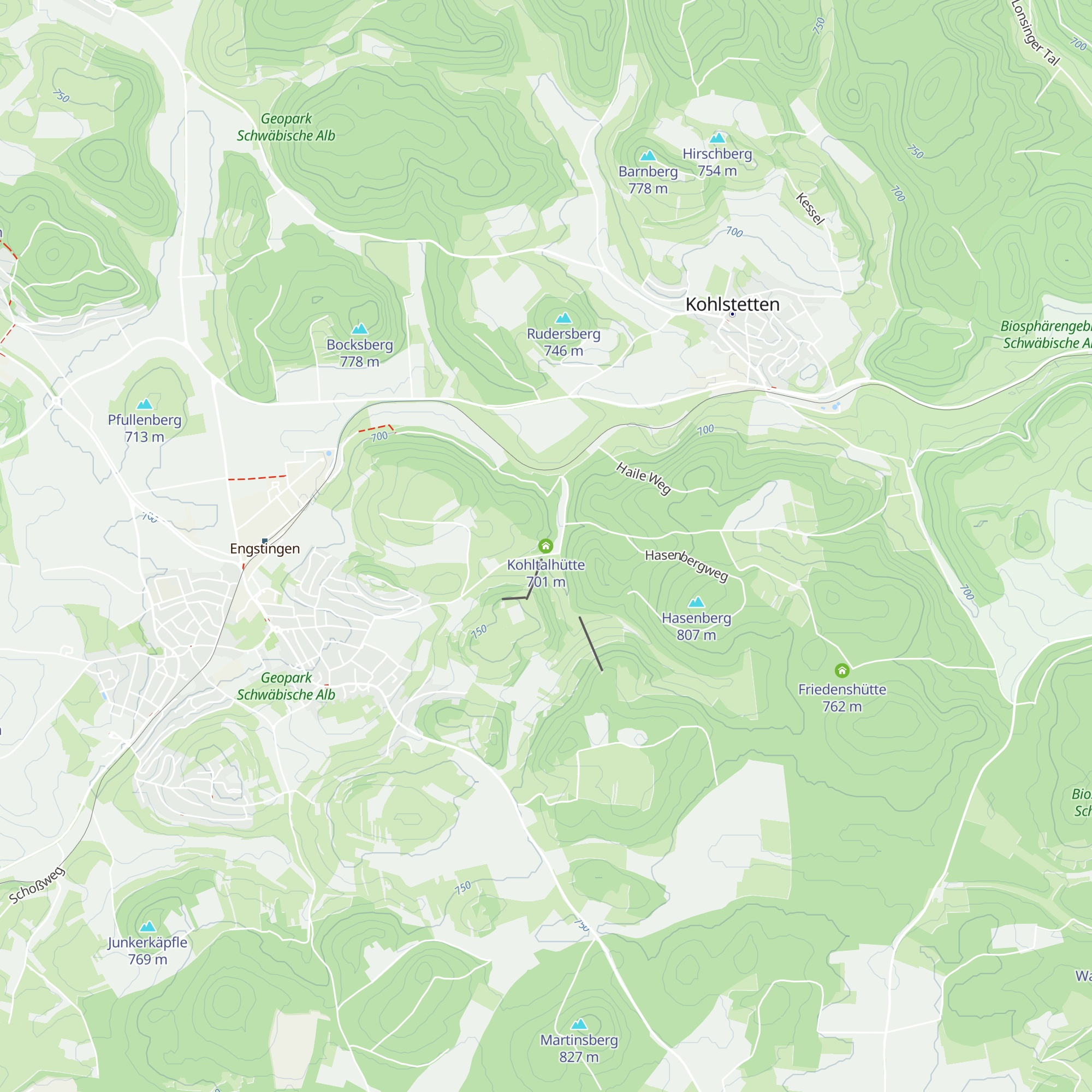Kohltalhütte map
