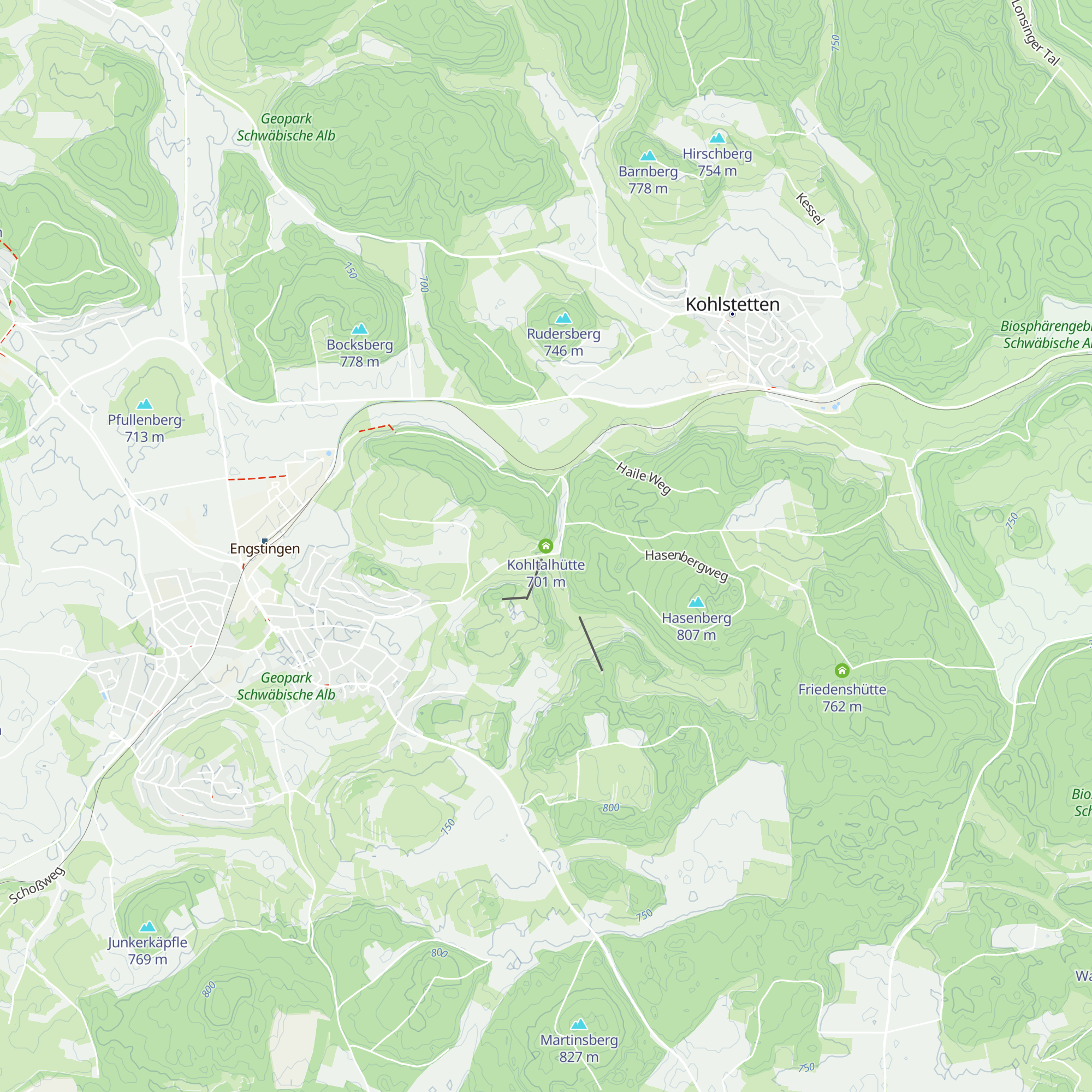 Kohltalhütte map
