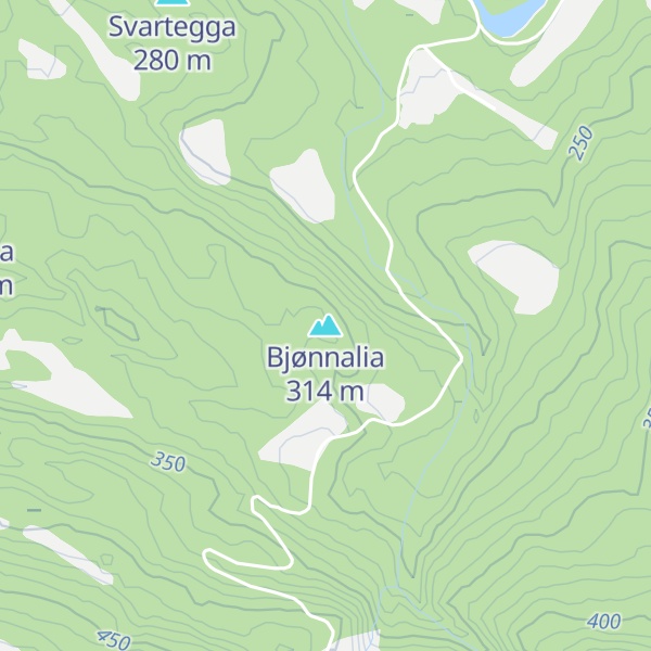 Map of Bjønnalia