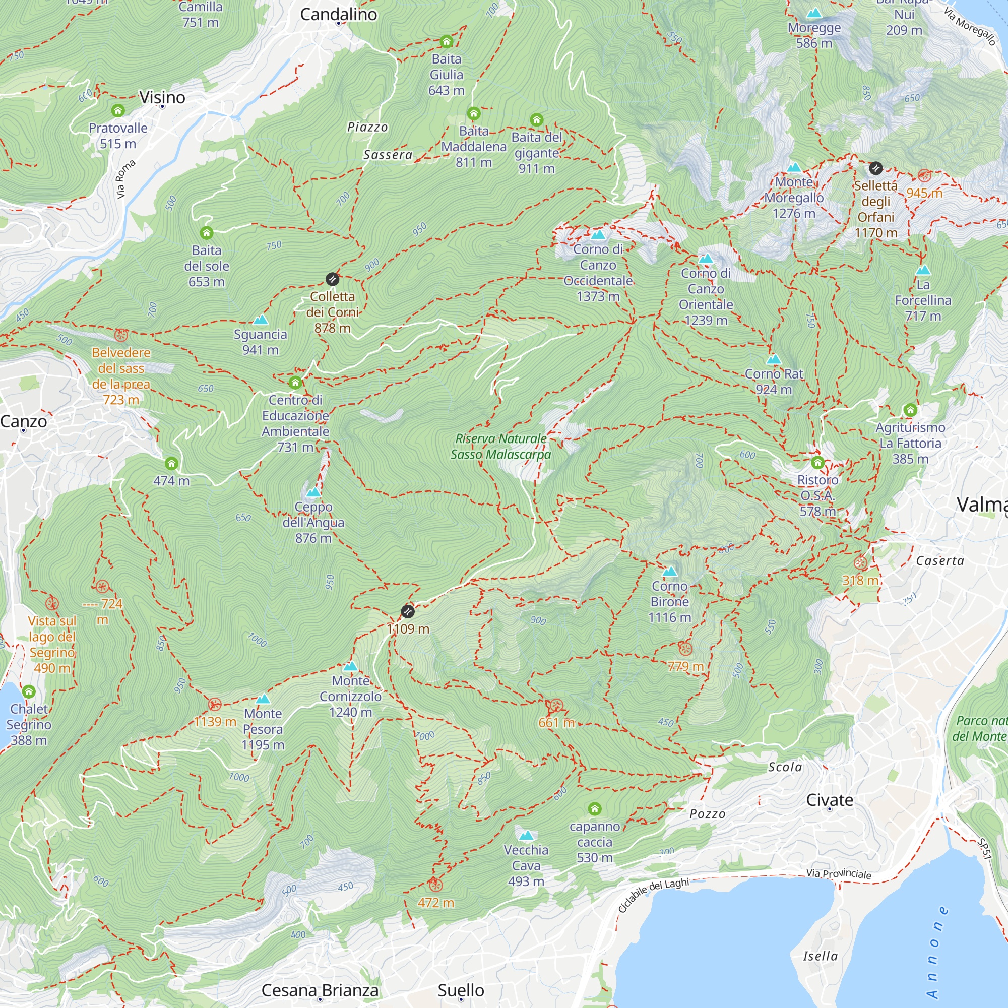 La Crota map