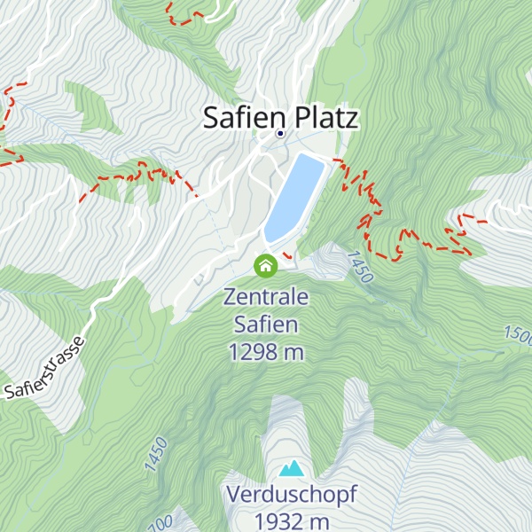 Map of Zentrale Safien