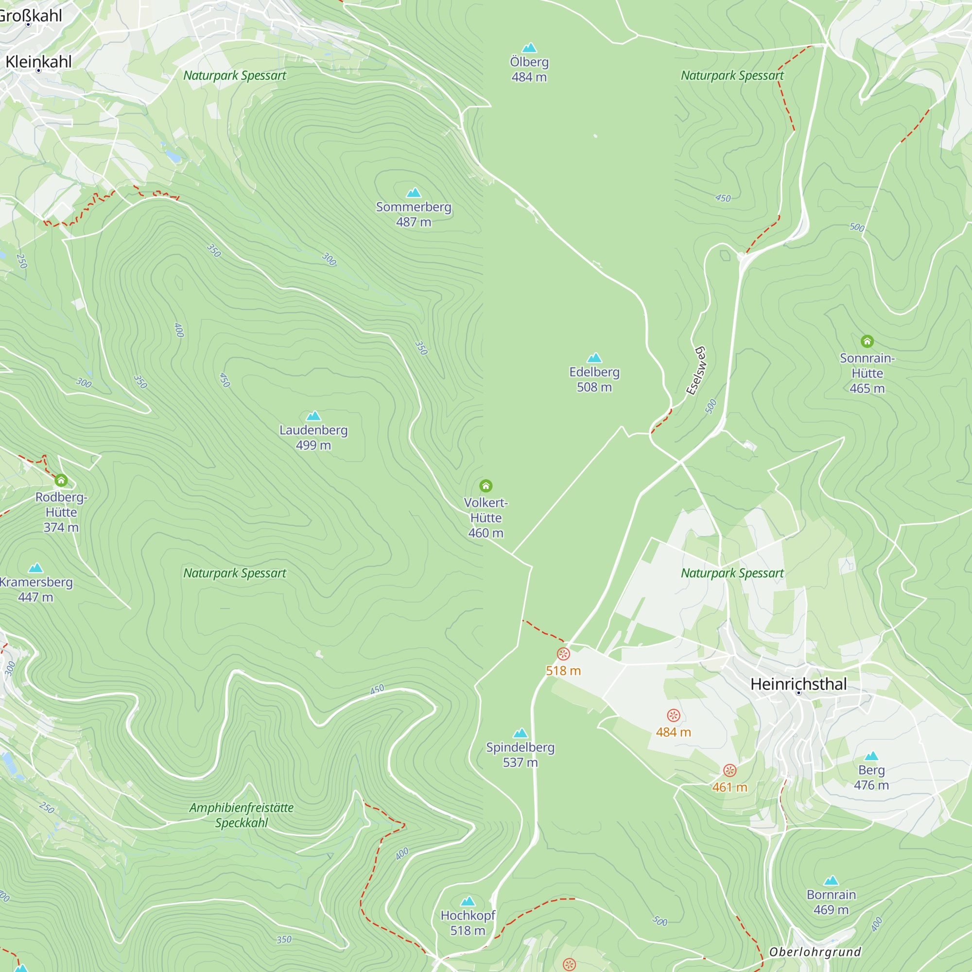 Volkert-Hütte map