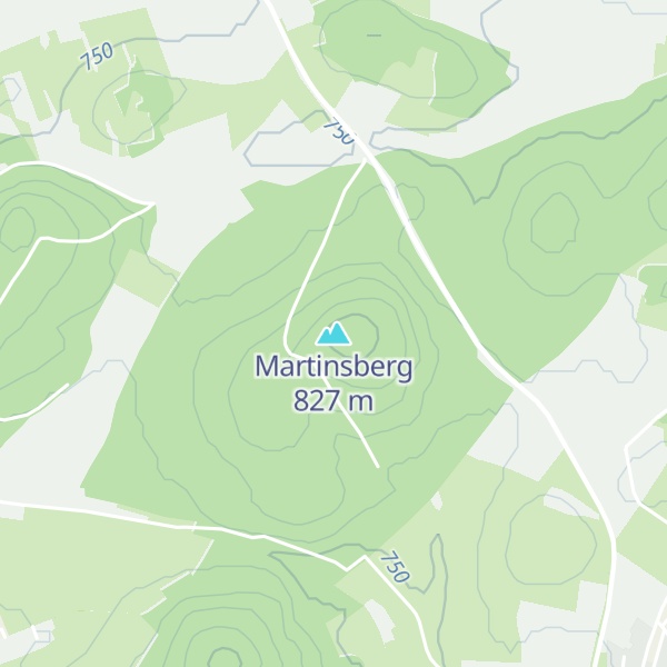 Map of Martinsberg