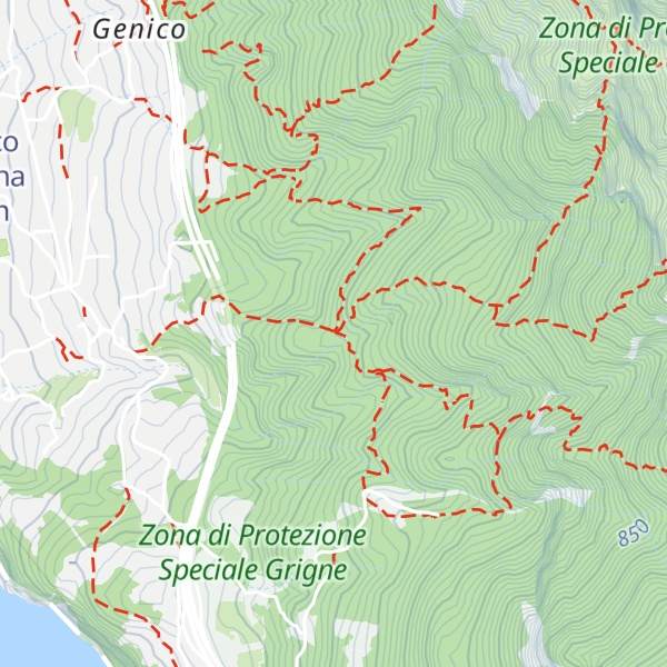 Map of Predanè