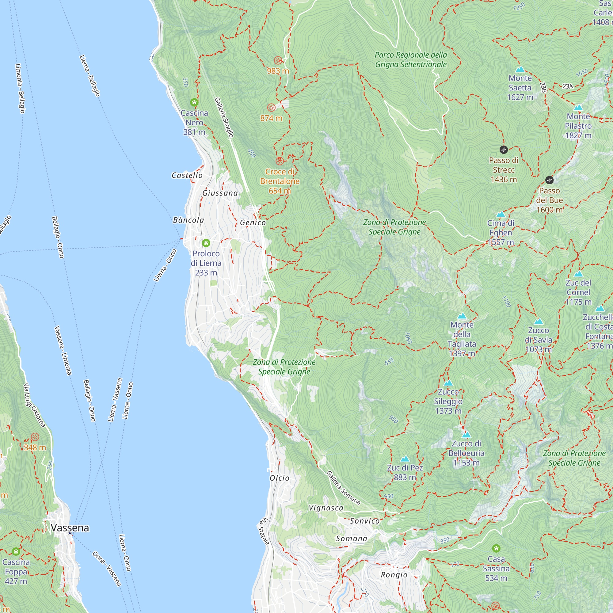 Predanè map