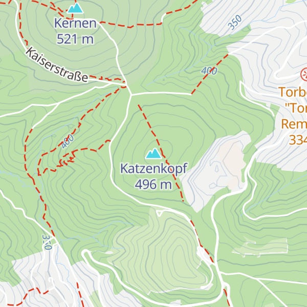 Map of Katzenkopf