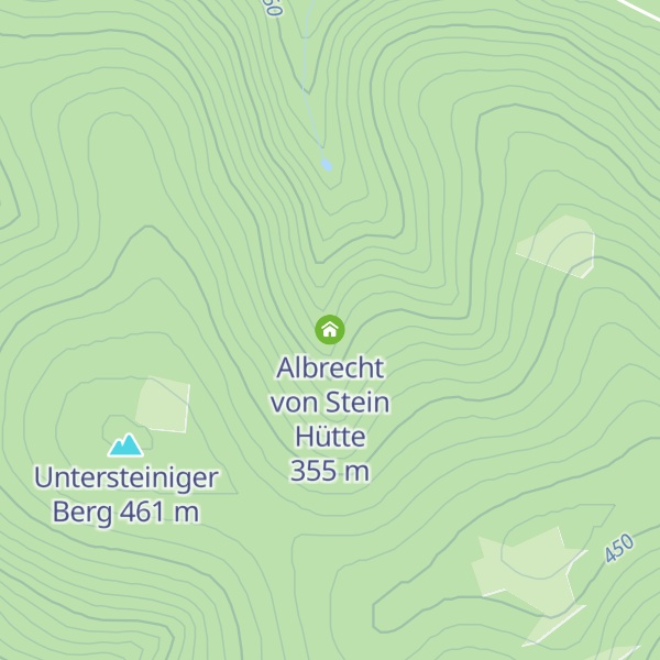 Map of Albrecht von Stein Hütte