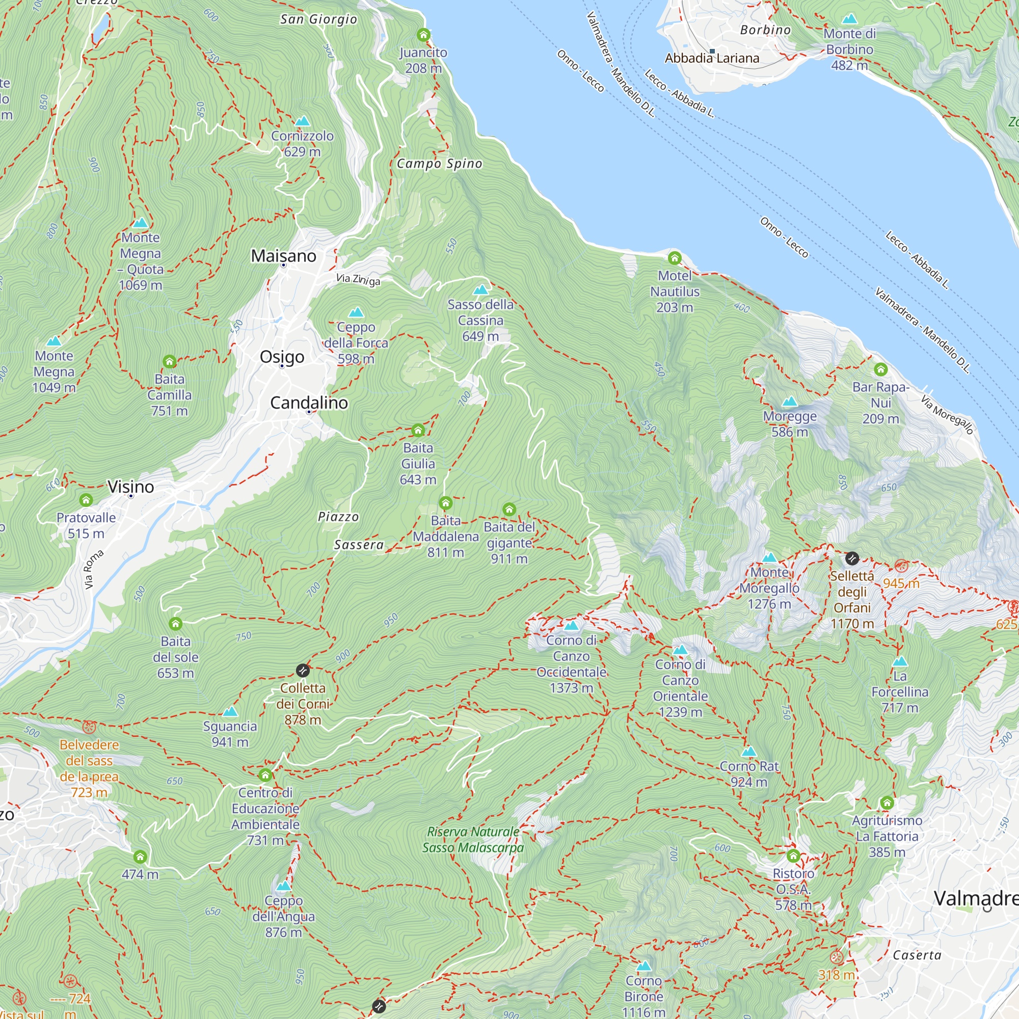 Baita del gigante map